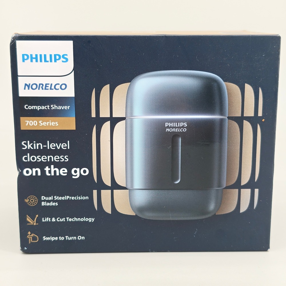 Philips Norelco 700 Series Compact Shaver S794/94 Electric Razor NOB Blue